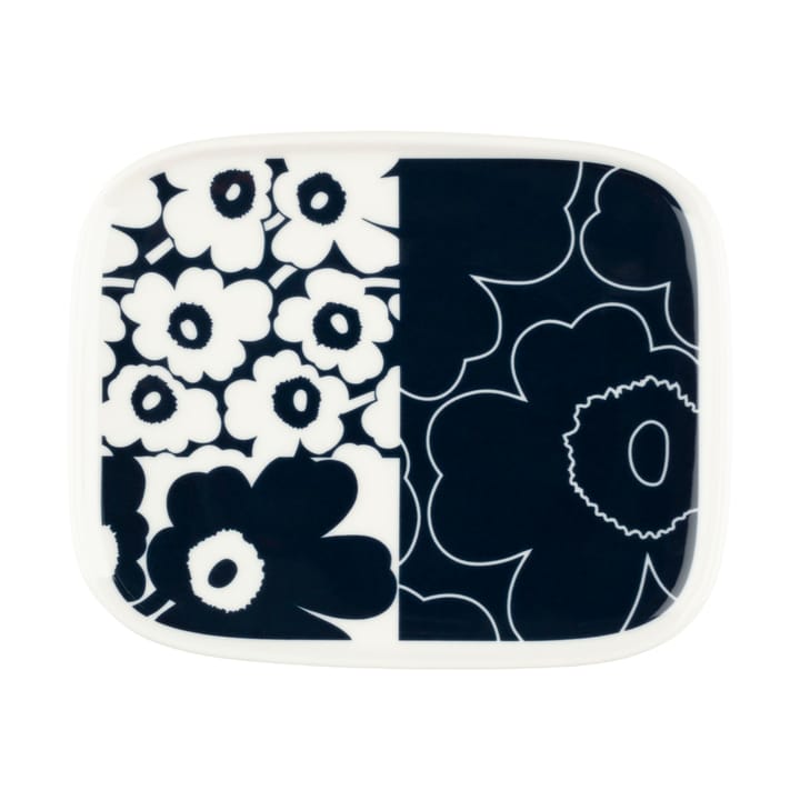 Unikko kollaasi fad 12x15 cm, White-dark blue Marimekko