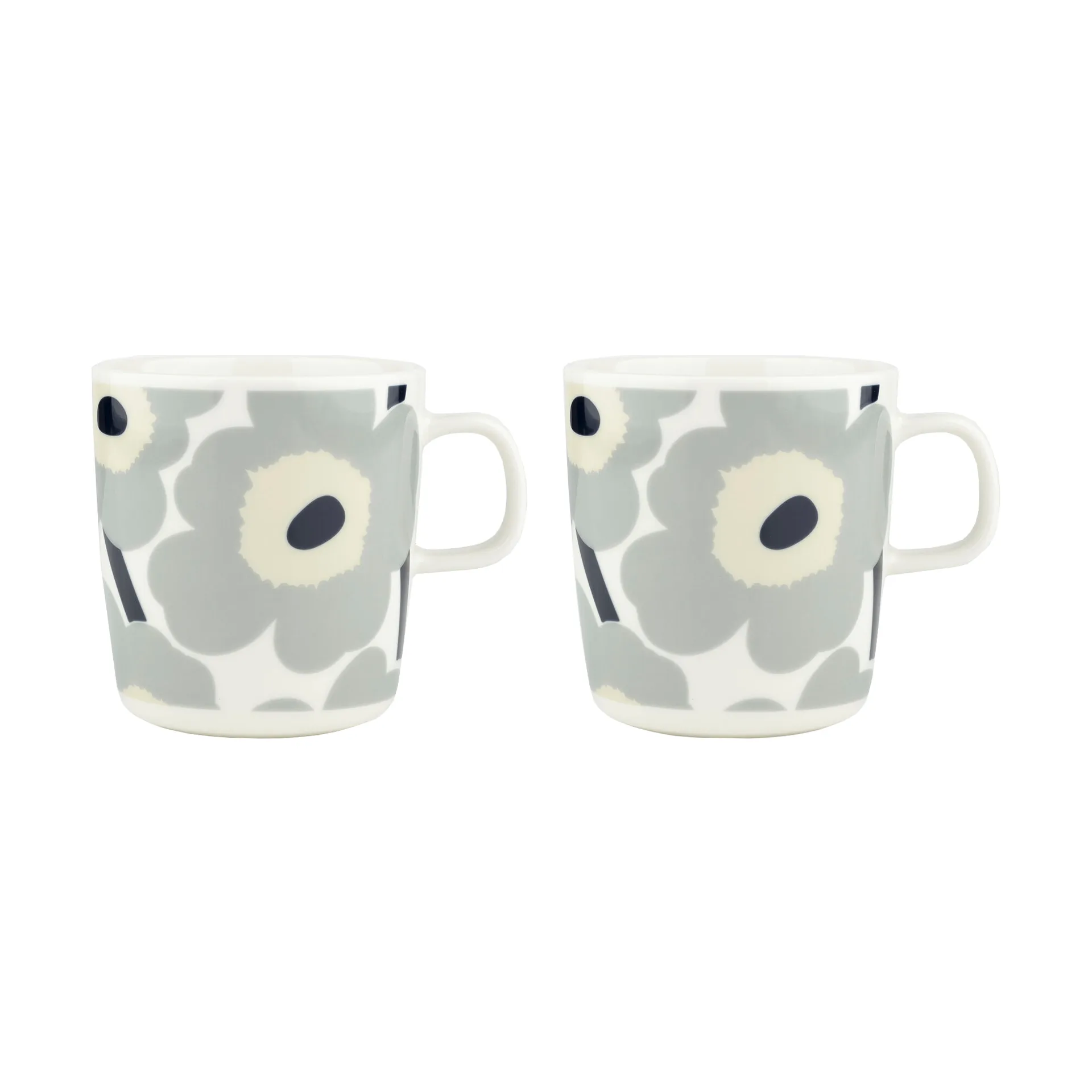 Unikko kop 40 cl 2-pak, White-light grey-sand-dark blue Marimekko