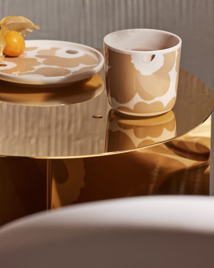 Unikko kop med underkop 20 cl 2-pak - Beige/Hvid - Marimekko