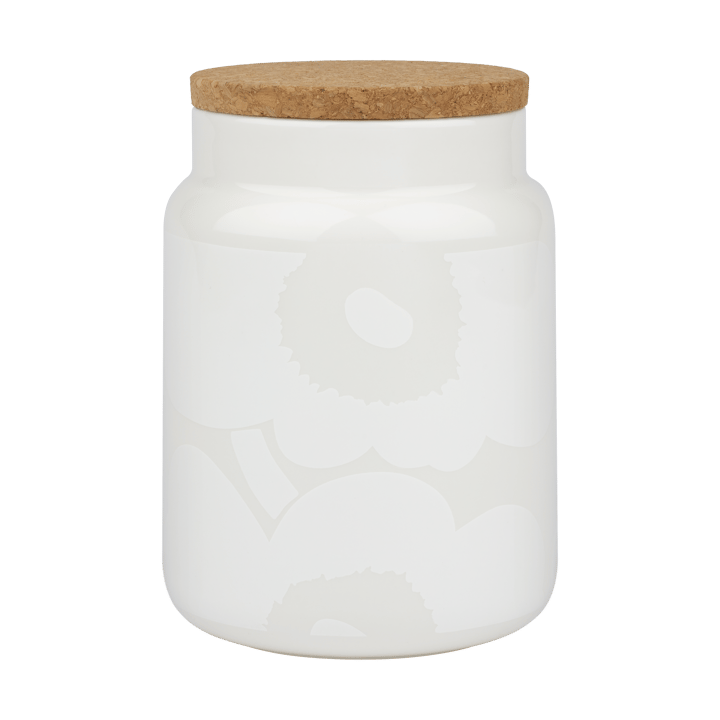 Unikko krukke 1,2 l - White - Marimekko