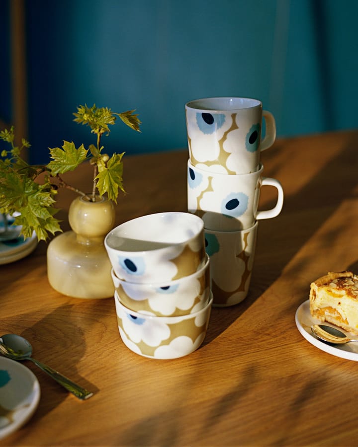 Unikko krus 25 cl, Beige-offwhite-blå Marimekko