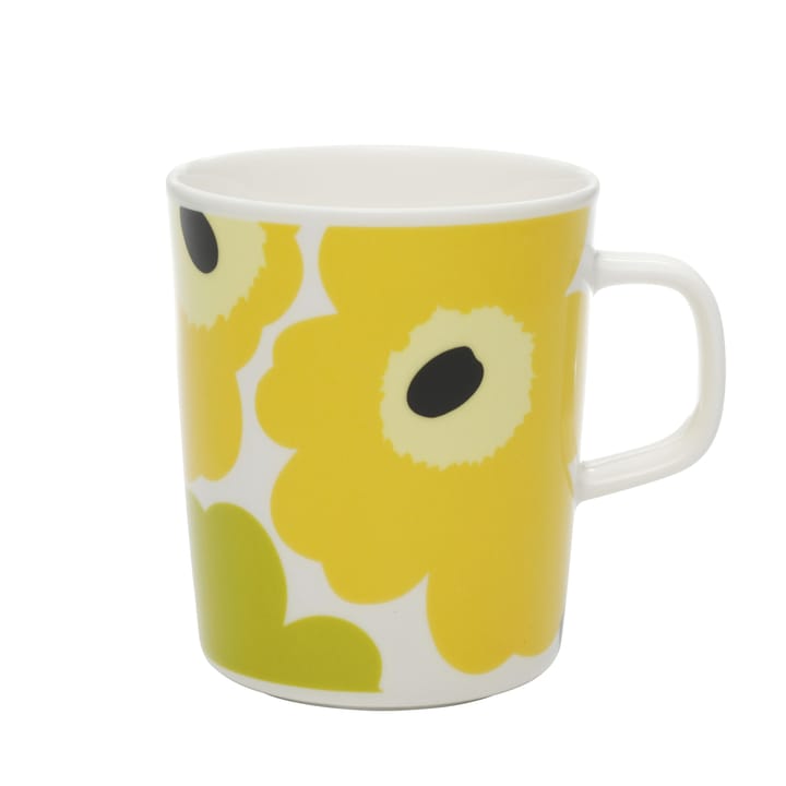 Unikko krus 25 cl - hvid-lime - Marimekko