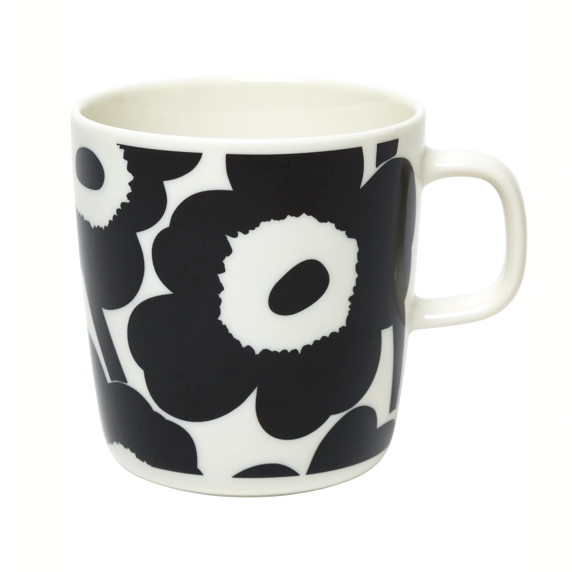 Unikko krus 40 cl, Hvid/Sort Marimekko