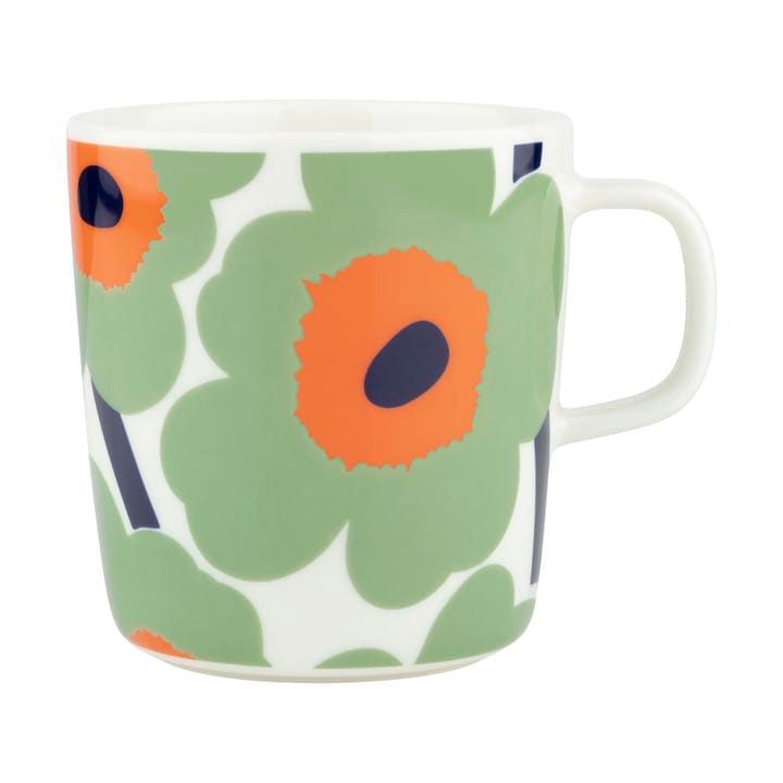 Unikko krus 40 cl - White-sage-orange-dark blue - Marimekko