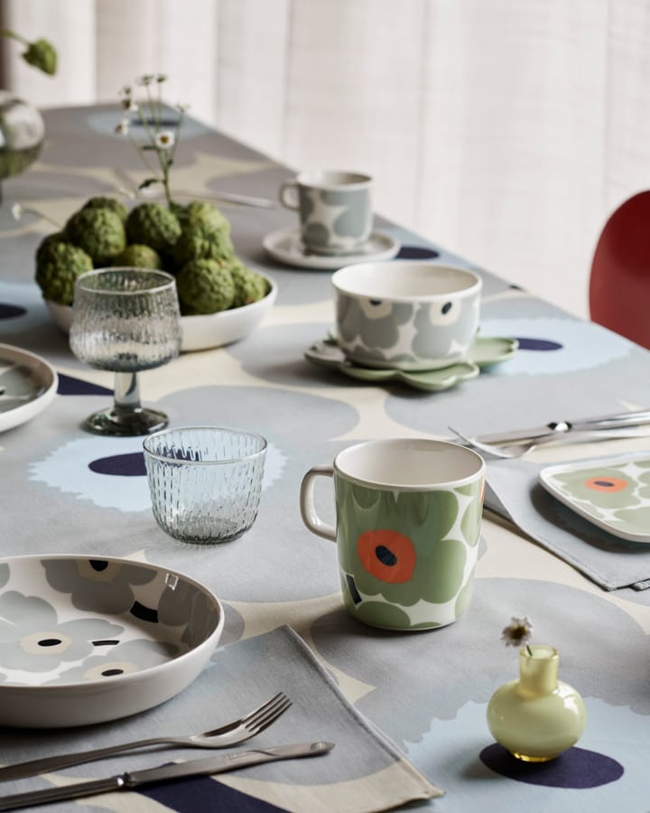 Unikko krus 40 cl, White-sage-orange-dark blue Marimekko
