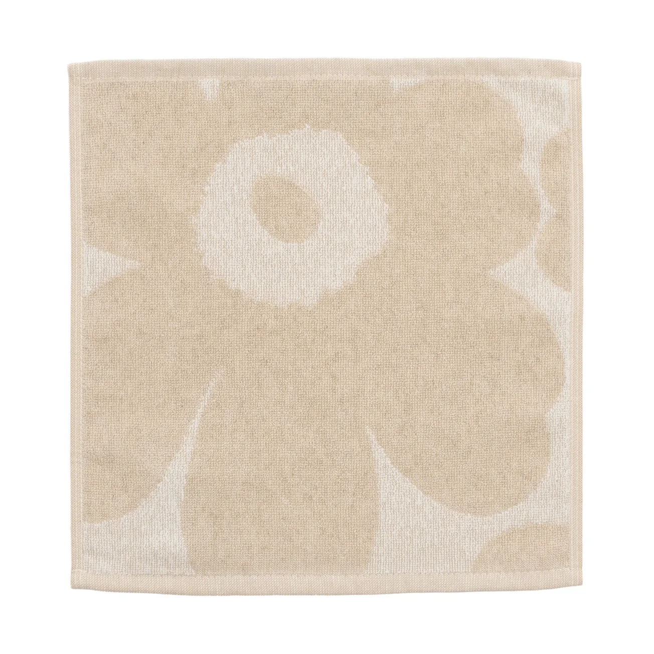 Unikko Mini håndklæde 30x30 cm, Off white-hør Marimekko