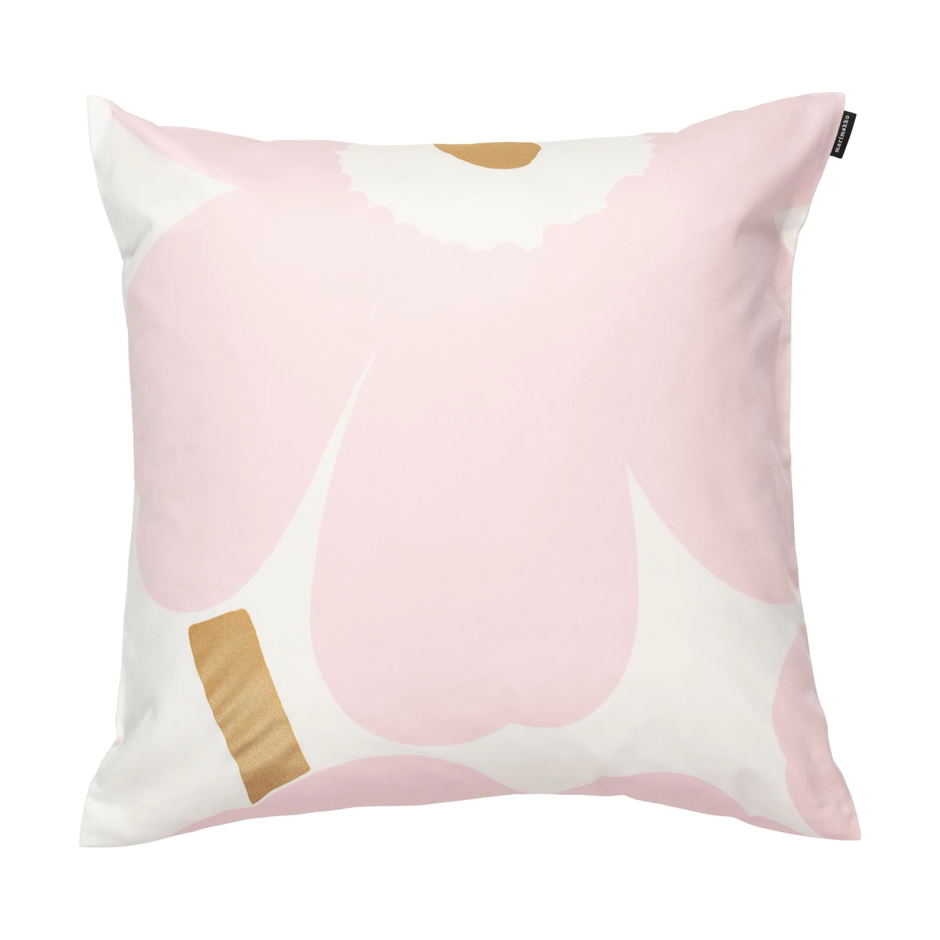 Unikko pudebetræk 50x50 cm 2 dele, White-Light pink-apricot Marimekko