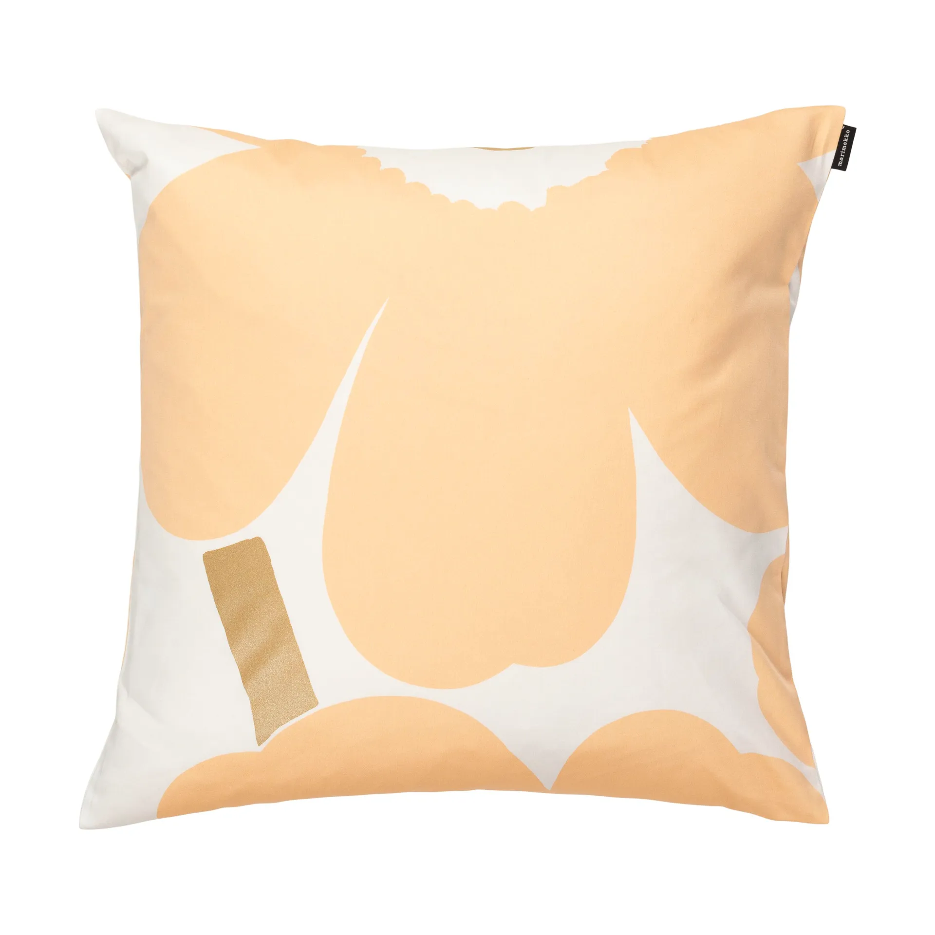 Unikko pudebetræk 50x50 cm 2 dele, White-Light pink-apricot Marimekko