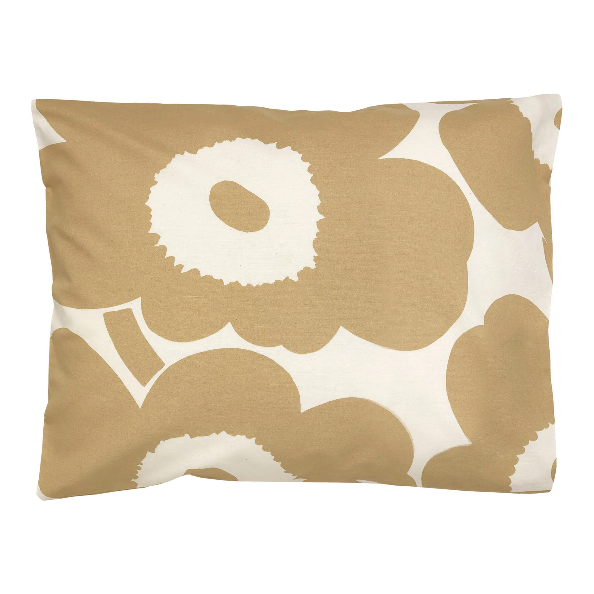 Unikko pudebetræk bomuld/hamp 50x60 cm, Beige Marimekko