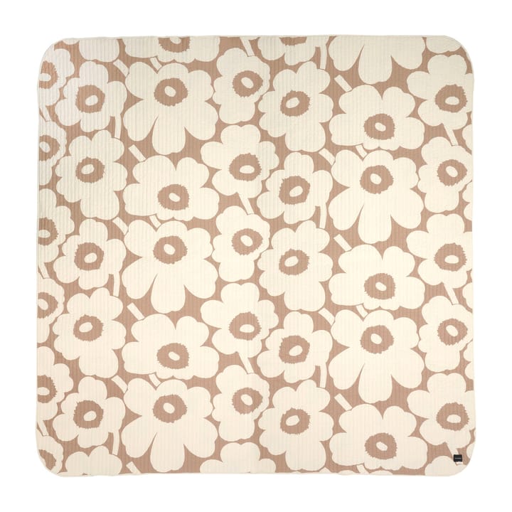Unikko sengetæppe 260x260 cm - Linen/Offwhite - Marimekko