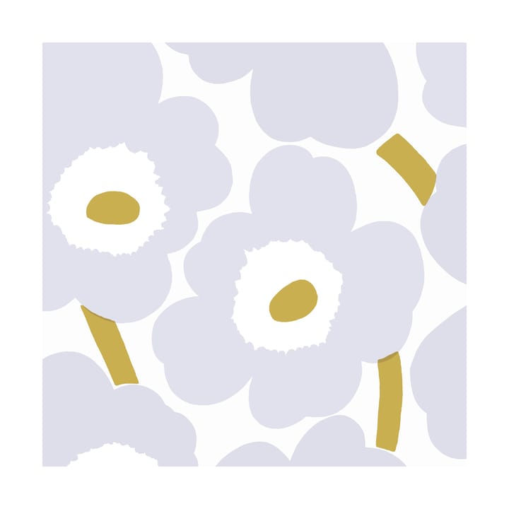 Unikko servietter 33x33 cm 20-pak - Grey - Marimekko