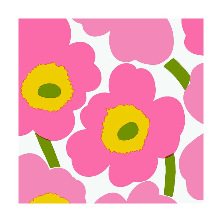 Unikko servietter 33x33 cm 20-pak - Pink - Marimekko