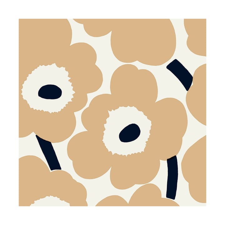 Unikko servietter 33x33 cm 20-pak - Sand-brown - Marimekko