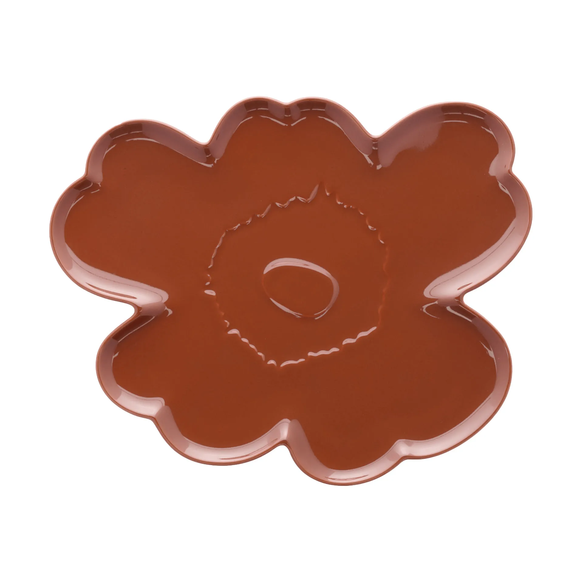 Marimekko Unikko Shape fad 32 cm Chestnut