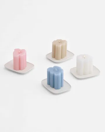 Unikko shape lys - Blueberry - Marimekko
