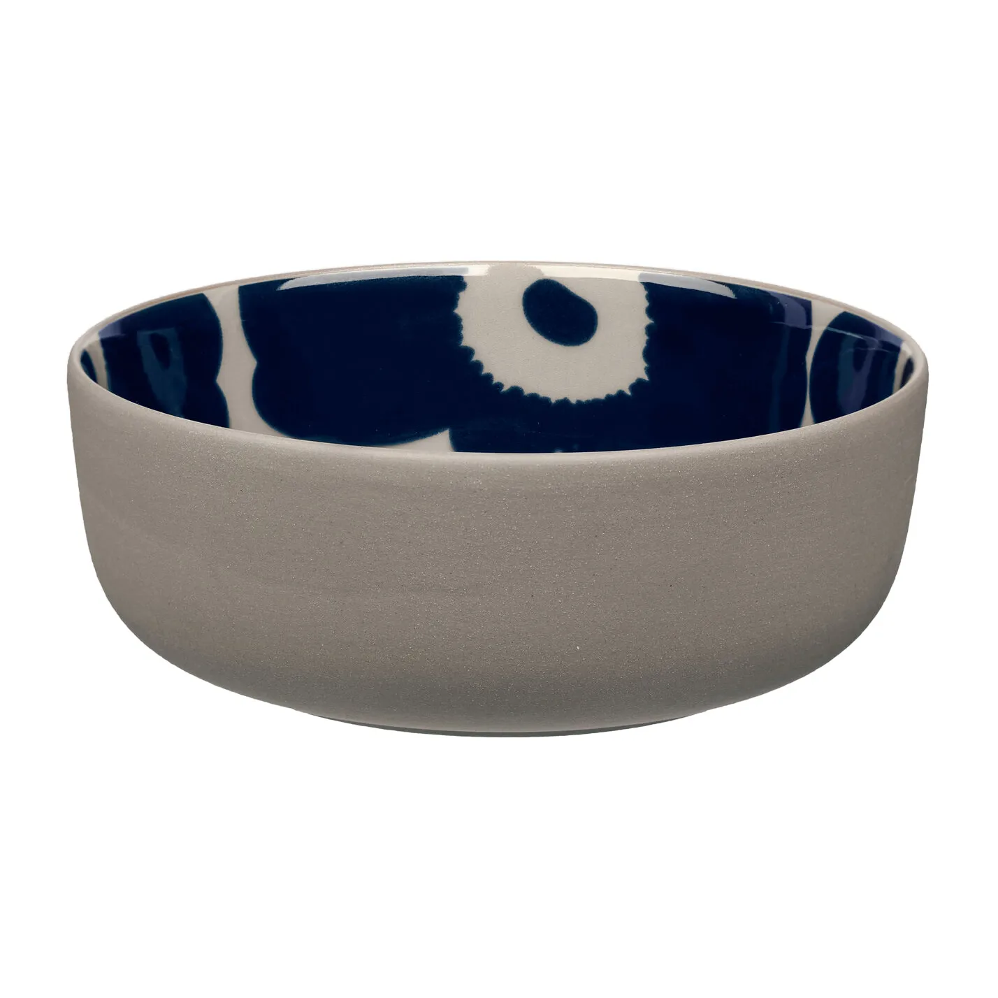 Unikko skål 4 dl, Terra/Mørkeblå Marimekko
