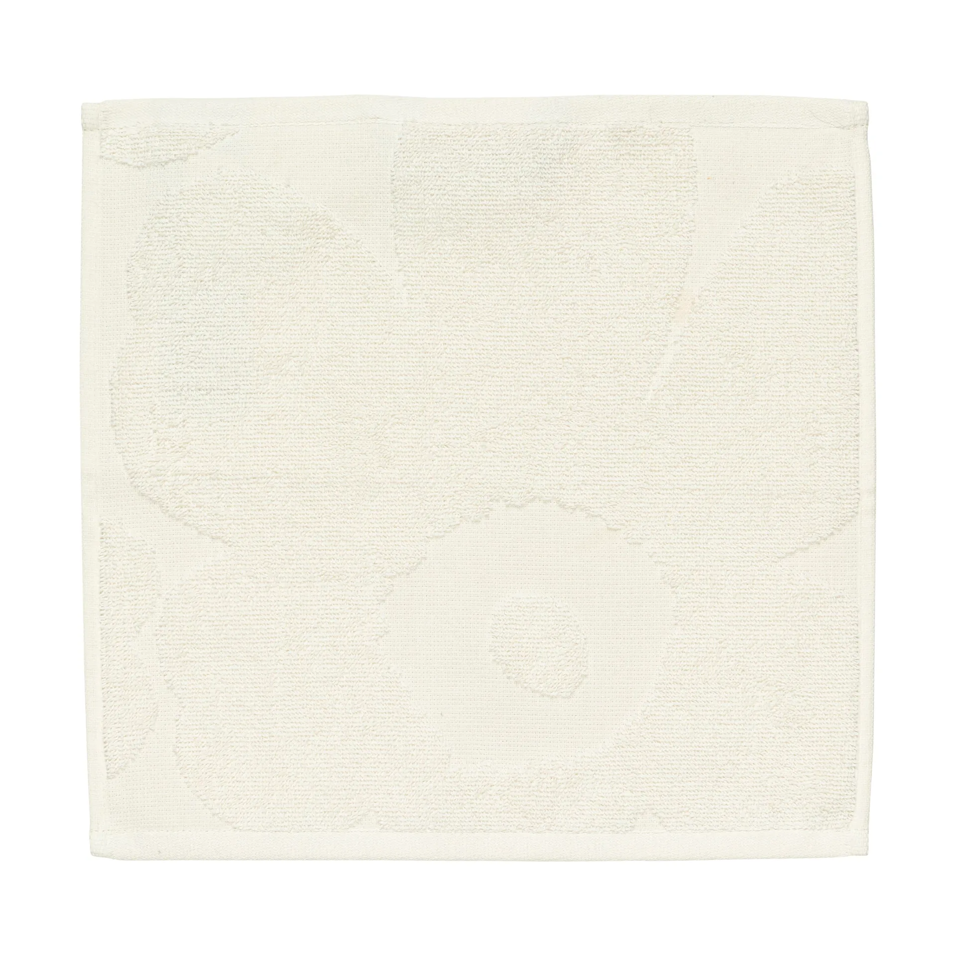 Unikko solid mini håndklæde 32x32 cm, Ecru Marimekko