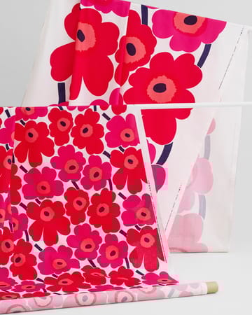 Unikko stof - rød - Marimekko