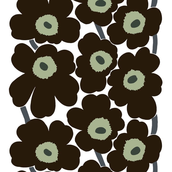 Unikko stof, sort Marimekko