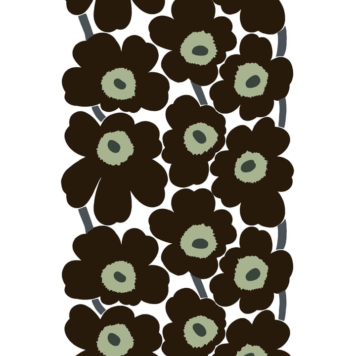 Unikko stof, sort Marimekko