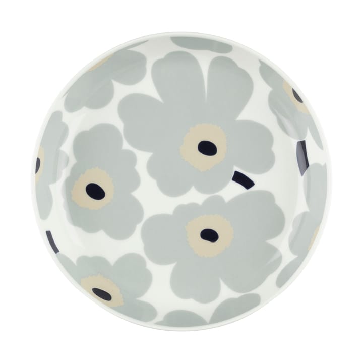 Unikko tallerken Ø20,5 cm - White-light grey-sand-dark blue - Marimekko