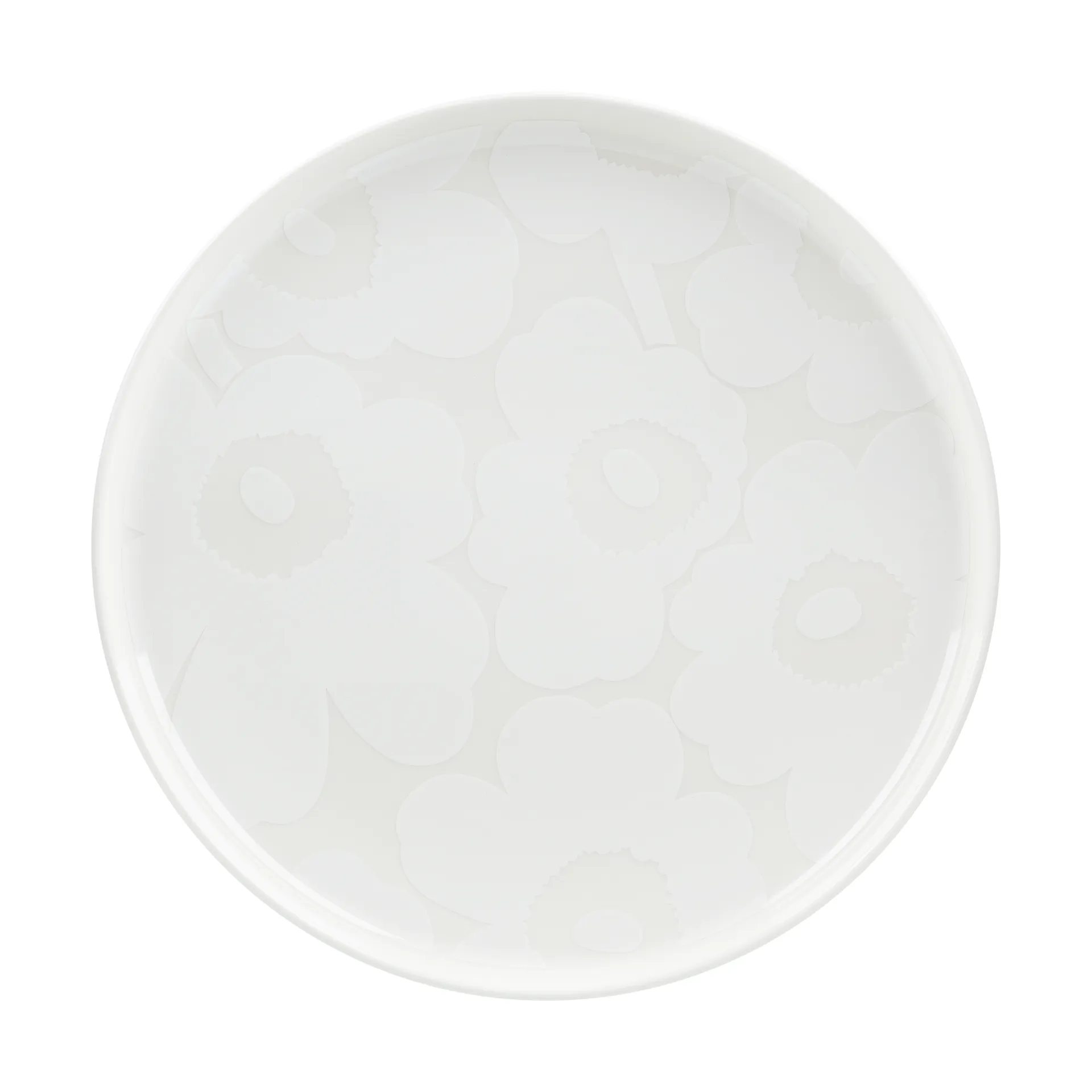 Unikko tallerken Ø25 cm, White Marimekko