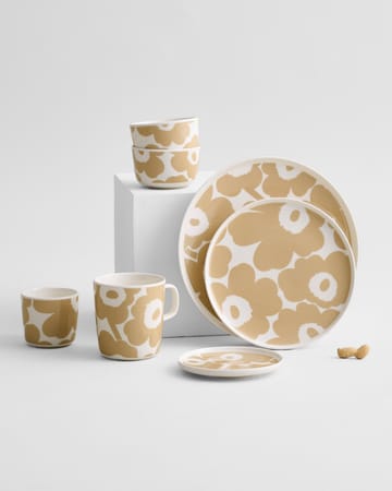 Unikko tallerken beige/hvid - Ø20 cm - Marimekko