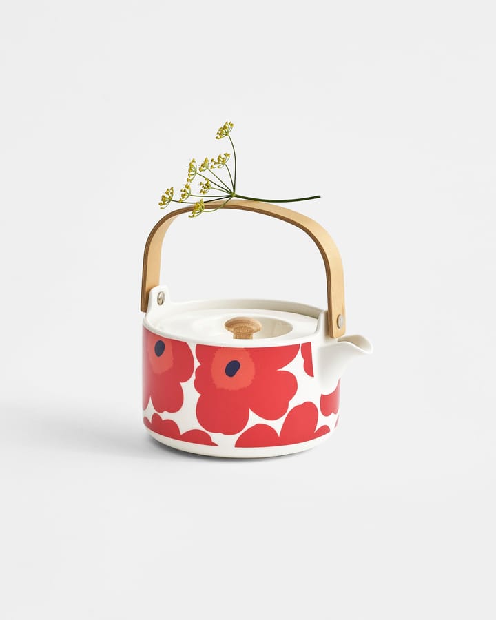 Unikko tekande - rød-hvid - Marimekko