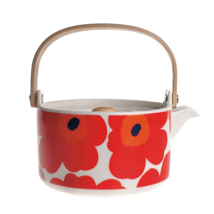 Unikko tekande - rød-hvid - Marimekko
