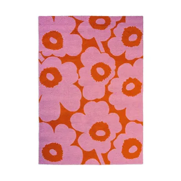 Unikko tæppe outdoor - Pink-orange, 140x200 cm - Marimekko