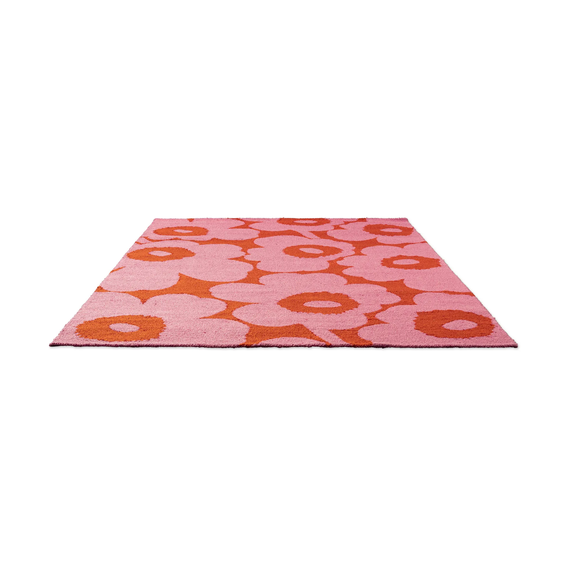 Unikko tæppe outdoor, Pink-orange, 160x230 cm Marimekko