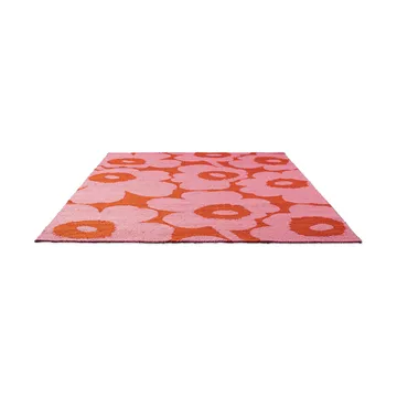 Unikko tæppe outdoor - Pink-orange, 160x230 cm - Marimekko