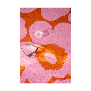 Unikko tæppe outdoor - Pink-orange, 200x280 cm - Marimekko