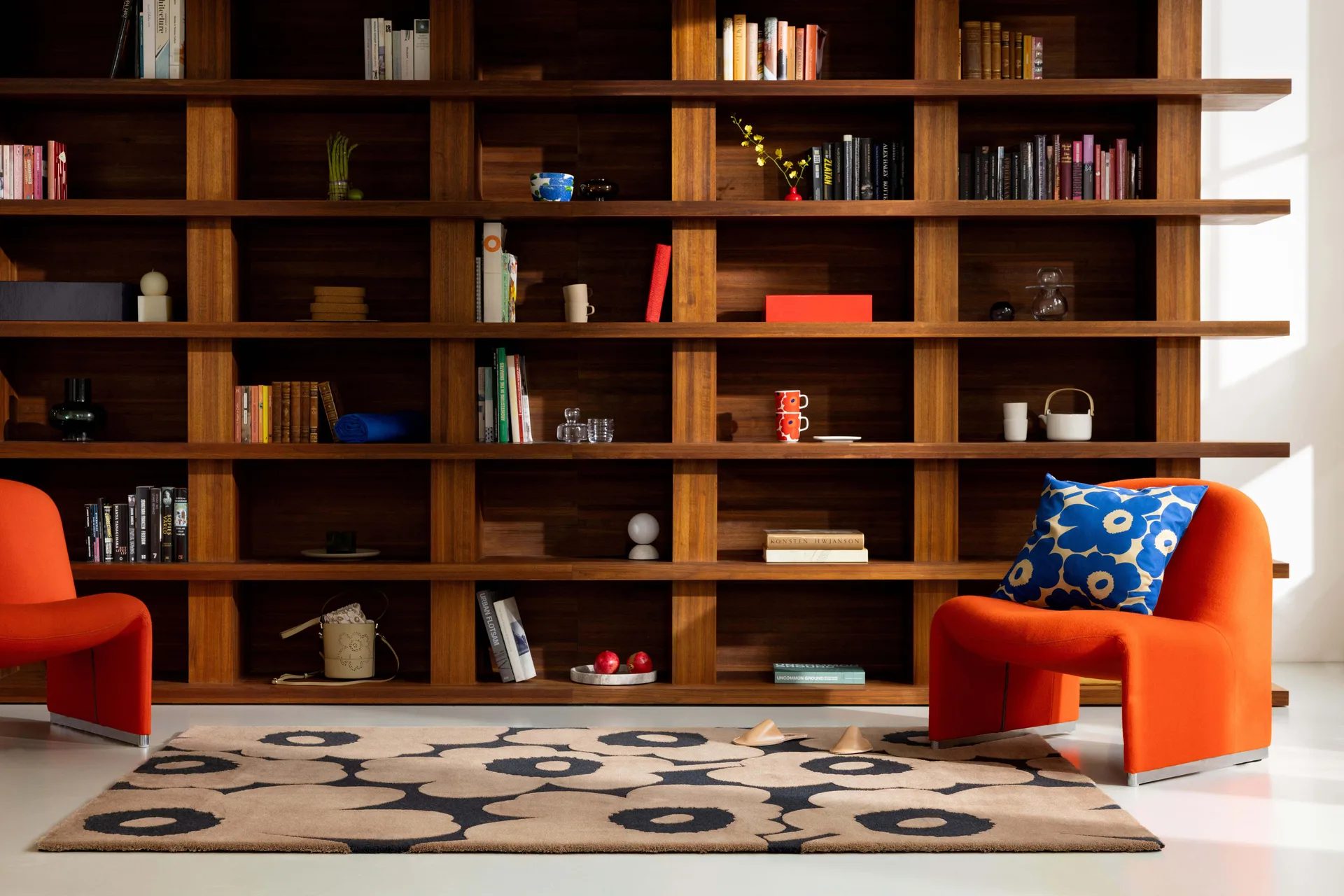 Unikko uldtæppe, Beige, 170x240 cm Marimekko