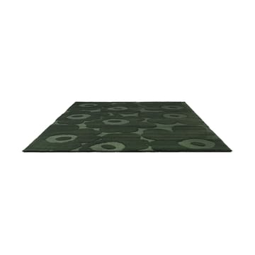 Unikko uldtæppe - Dark Green, 140x200 cm - Marimekko