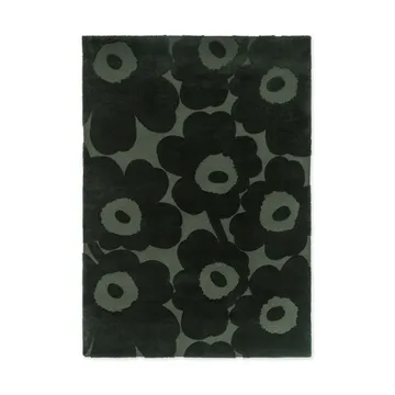 Unikko uldtæppe - Dark Green, 200x300 cm - Marimekko