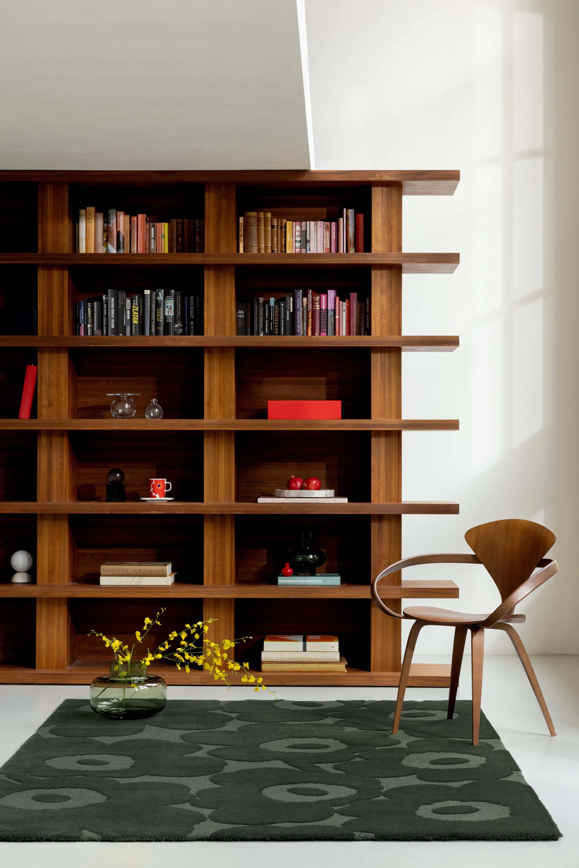 Unikko uldtæppe, Dark Green, 200x300 cm Marimekko