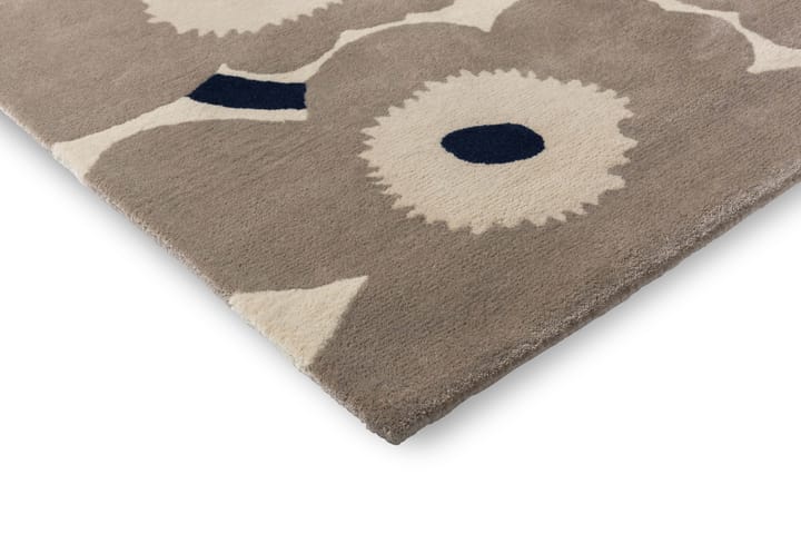 Unikko uldtæppe, Greige, 170x240 cm Marimekko