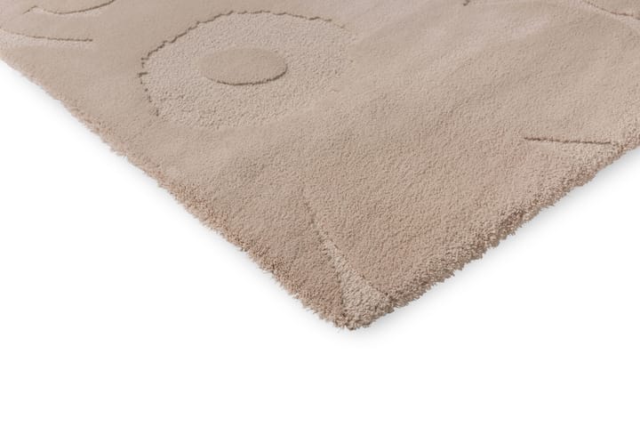 Unikko uldtæppe, Light Beige, 250x350 cm Marimekko