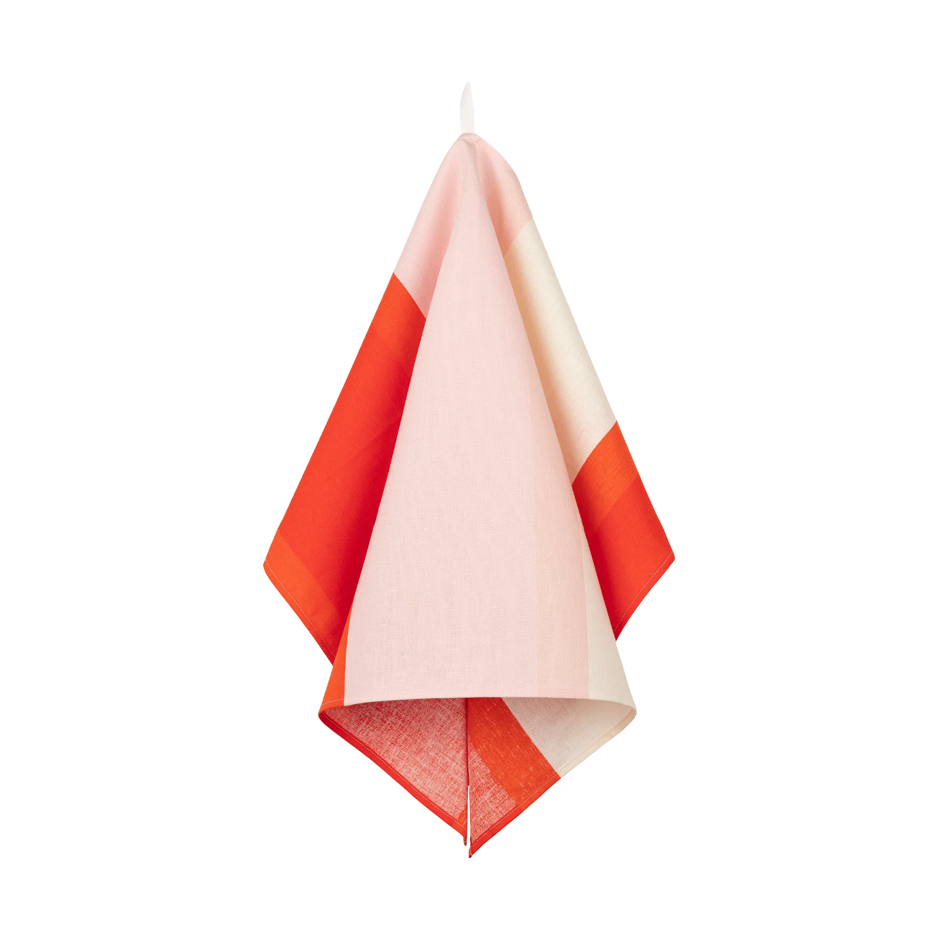 Unikko viskestykke 47x70 cm, Off white-pink-orange red Marimekko