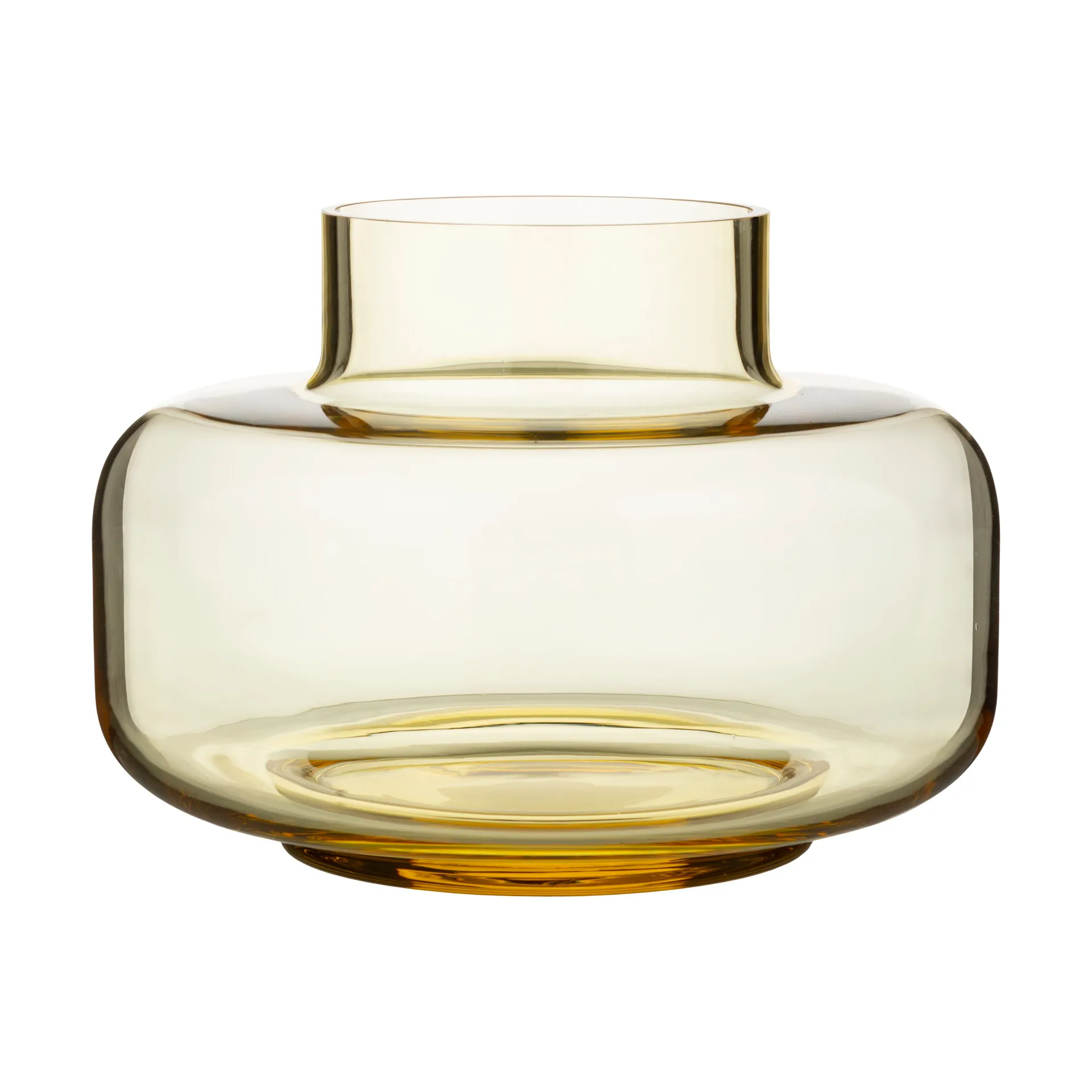 Urna vase 21 cm, Pale yellow Marimekko