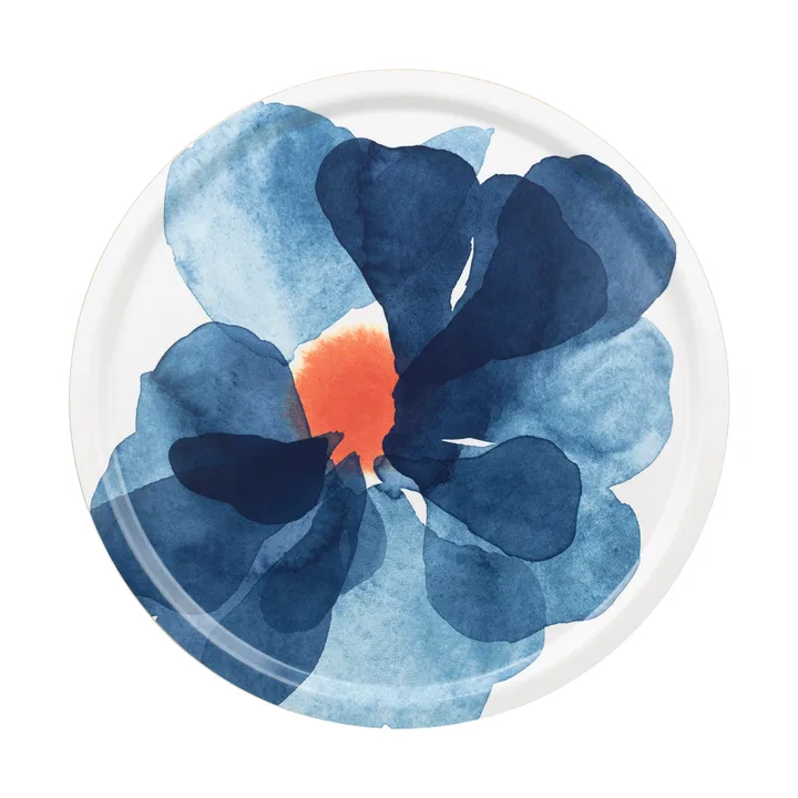 Valssi bakke Ø46 cm - White-blue-orange - Marimekko