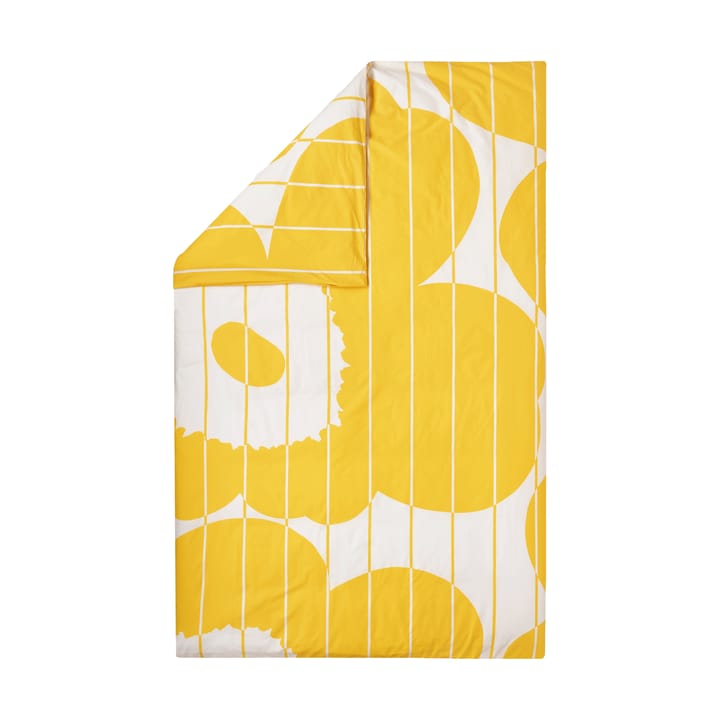 Vesi Unikko dynebetræk 150x210 cm - Spring yellow-ecru - Marimekko