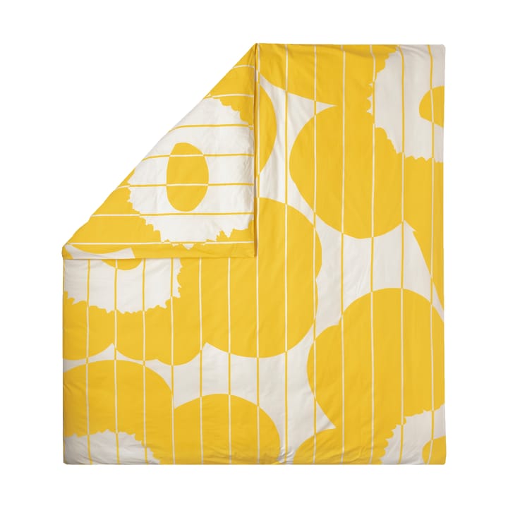 Vesi Unikko dynebetræk 220x240 cm, Spring yellow-ecru Marimekko