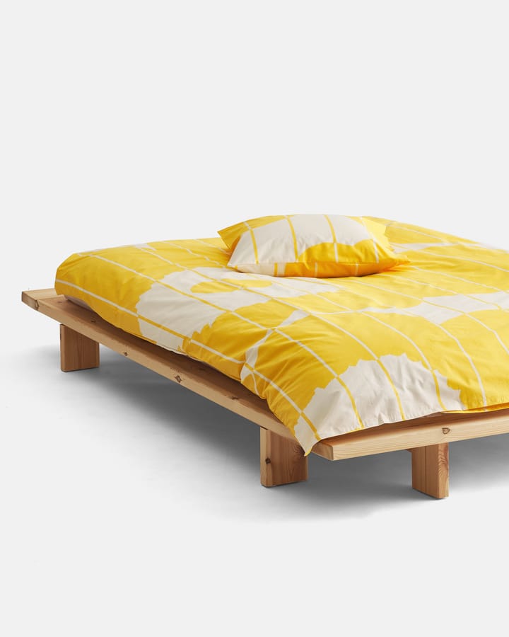 Vesi Unikko dynebetræk 220x240 cm, Spring yellow-ecru Marimekko