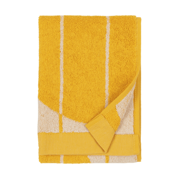 Vesi Unikko gæstehåndklæde 30x50 cm - Spring yellow-ecru - Marimekko