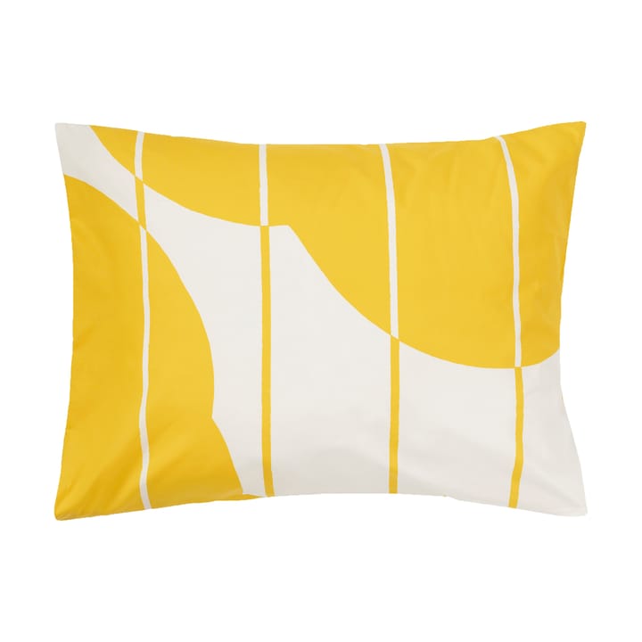 Vesi Unikko hovedpudebetræk 50x60 cm - Spring yellow-ecru - Marimekko