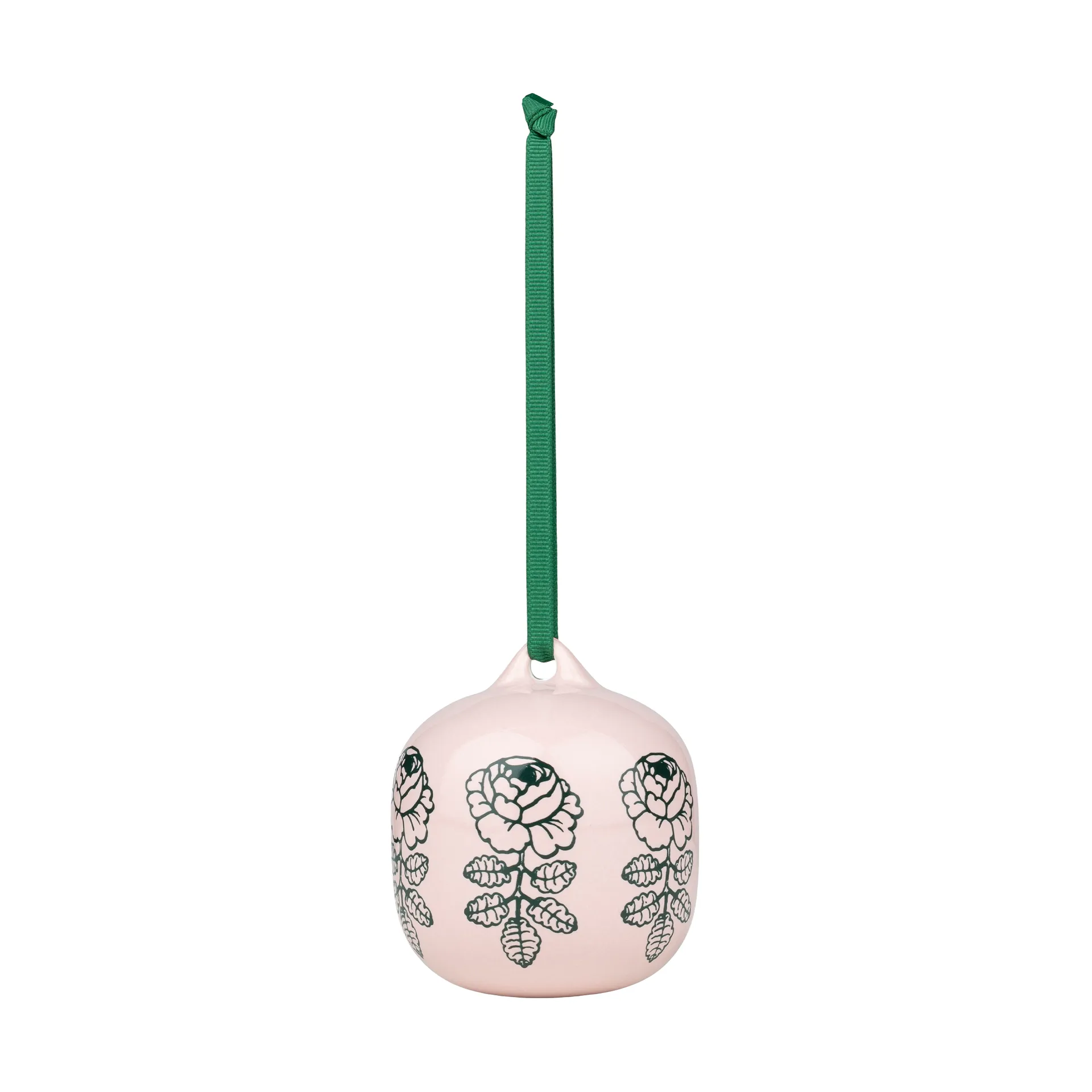 Vihkiruusu dekorationsophæng, Lyserød, 7x7 cm Marimekko