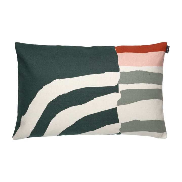 Vuosirenkaat pudebetræk 40x60 cm, Beige/Grøn/Lyserød Marimekko