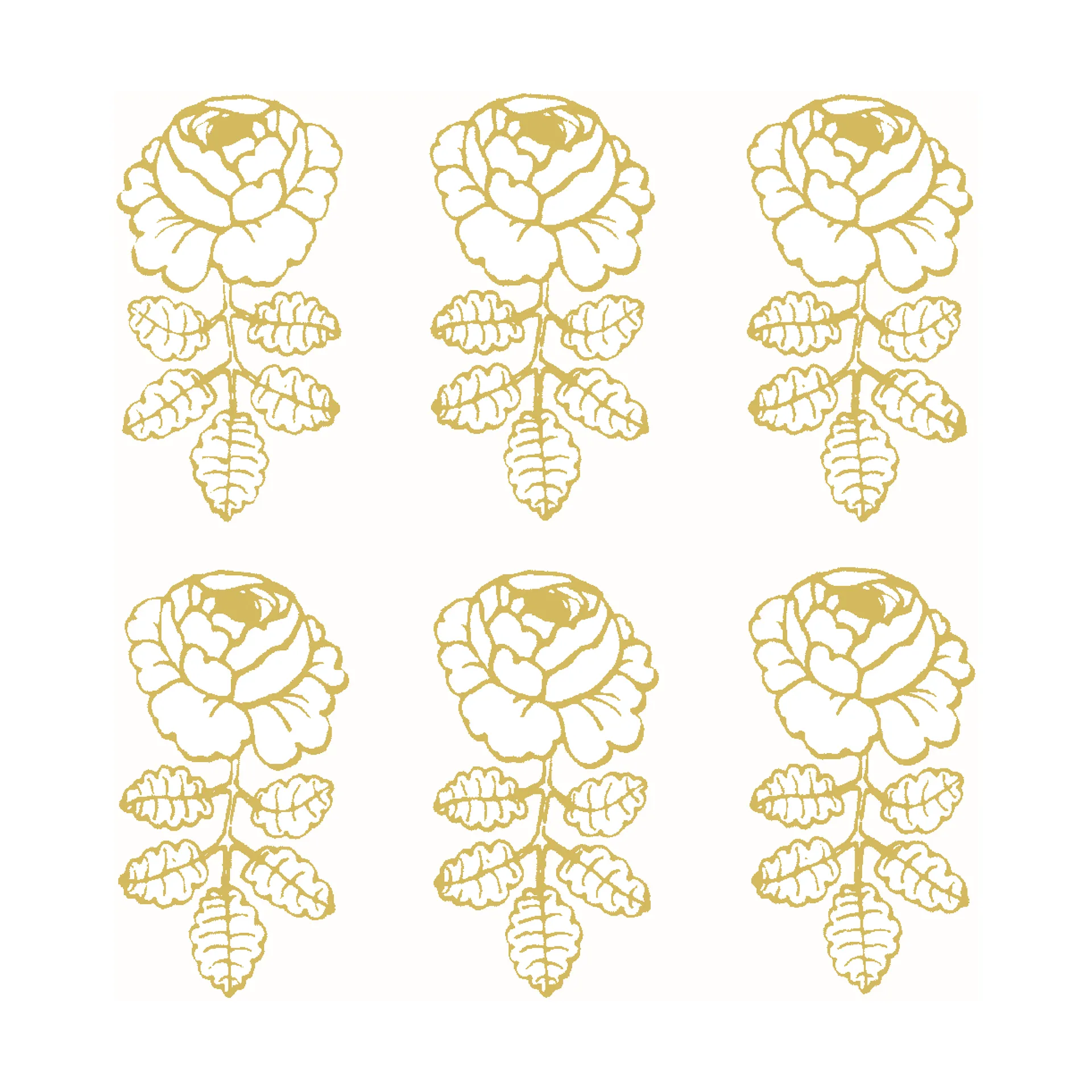 Woods servietter 33x33 cm 20-pak, Gold-white Marimekko